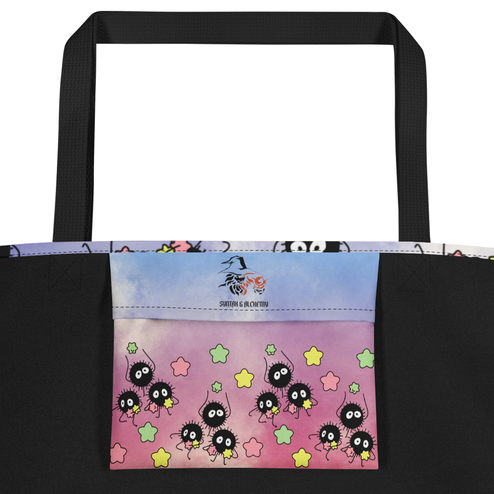 Soot Sprites | Large Tote Bag | Sunrise Variant - Syntax & Alchemy