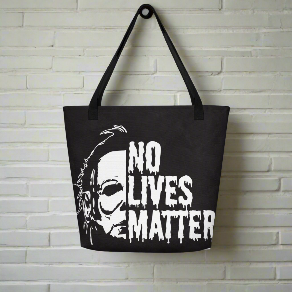 No Lives Matter | Large Tote Bag - Syntax & Alchemy