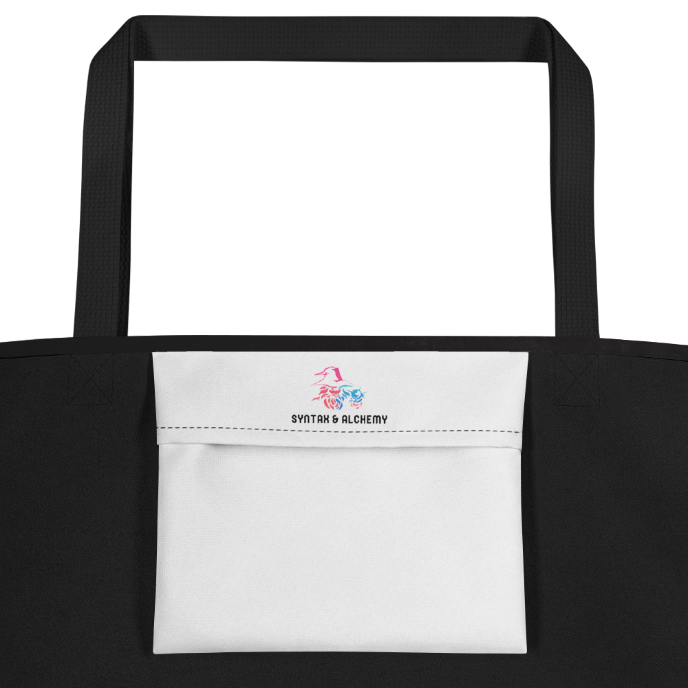 No Lives Matter | Large Tote Bag - Syntax & Alchemy