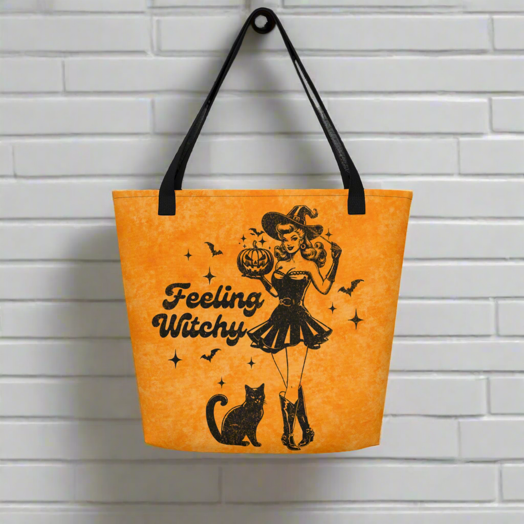 Feeling Witchy | Large Tote Bag - Syntax & Alchemy