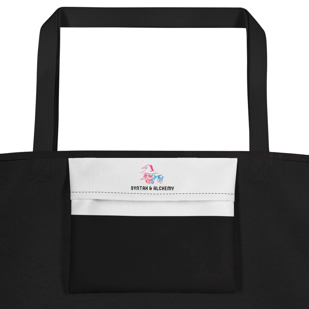 Moogle | Large Tote Bag - Syntax & Alchemy