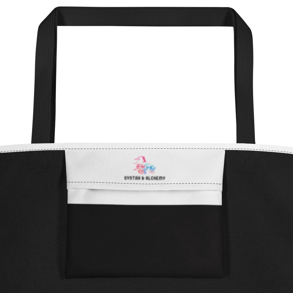 Black Mage | Large Tote Bag - Syntax & Alchemy