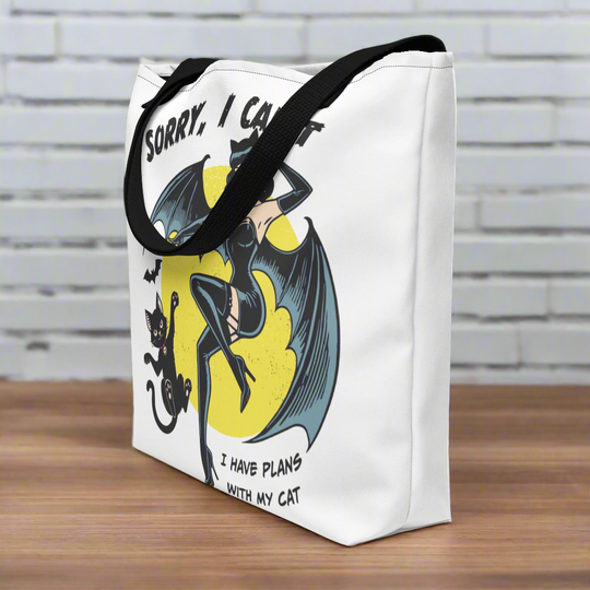 Sorry I Can't | Large Tote Bag - Syntax & Alchemy