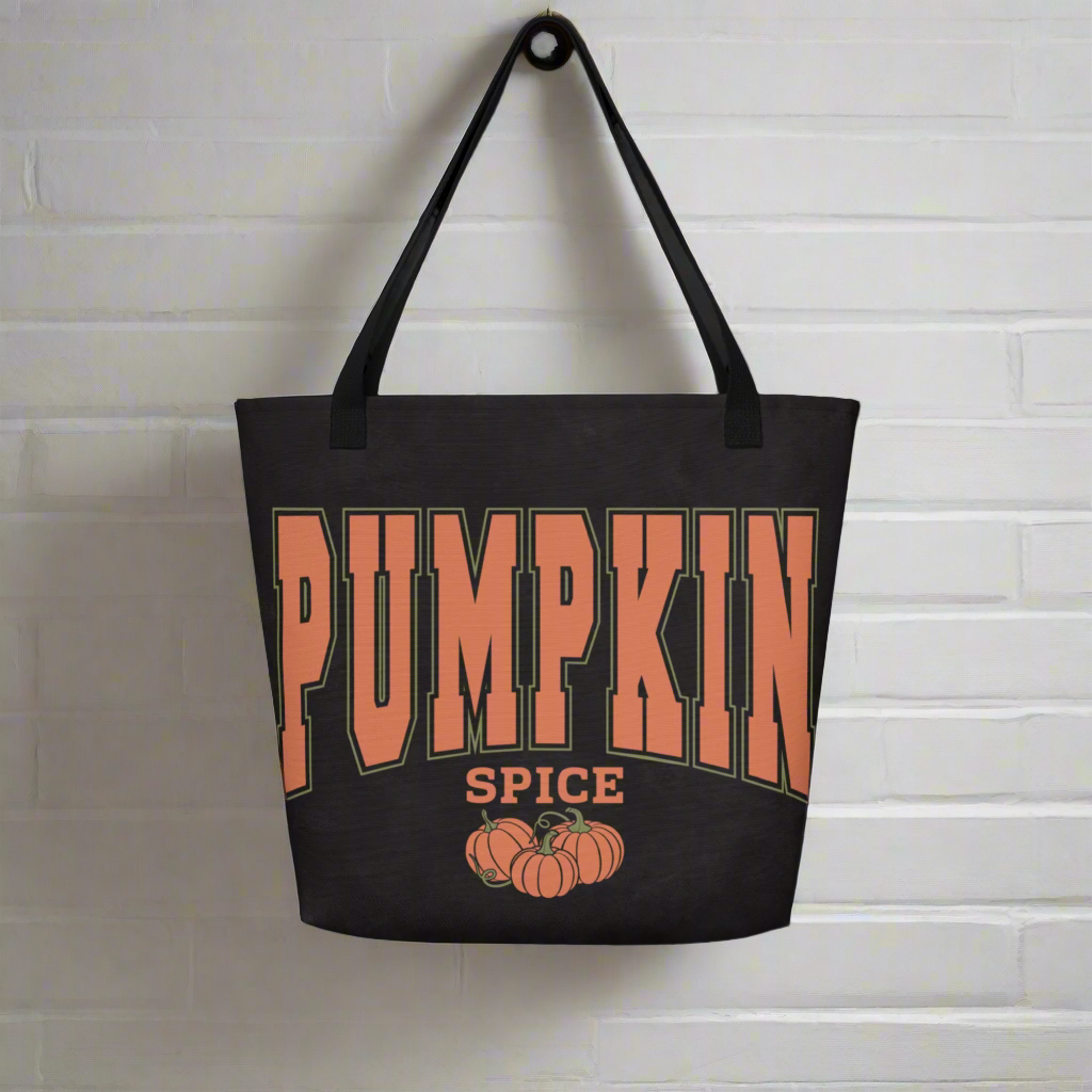 Pumpkin Spice | Large Tote Bag - Syntax & Alchemy
