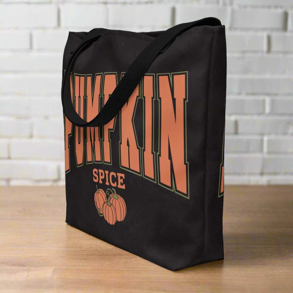 Pumpkin Spice | Large Tote Bag - Syntax & Alchemy