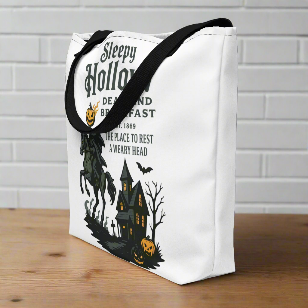 Sleepy Hollow Inn | Large Tote Bag - Syntax & Alchemy