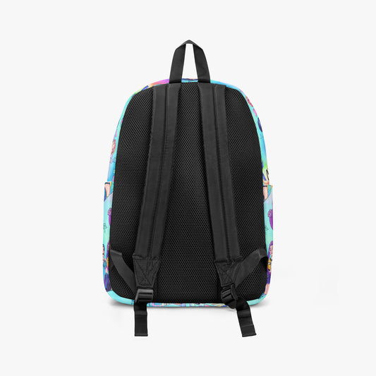 K-Pop Demon Hunter x Huntrix Edition | Ergonomic Backpack - Syntax & Alchemy - • All-over-print type. • Designed For Unisex.• Classic and smooth zipper closure.• Made of high-quality polyester fabric.• Suggested Designed File Size: 4800 x 4800px, 200dpi.• Designed files format: JPEG/PNG, only in RGB color modes.• Ultra-large interior capacity for the storage of daily must-haves.