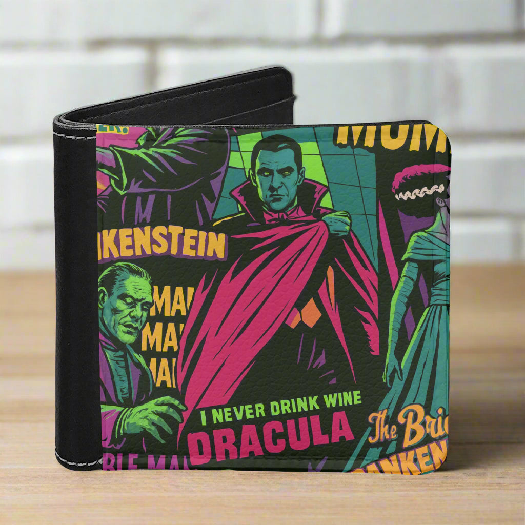 767. Bifold Men's Wallet - Syntax & Alchemy - • Size: 4.5''×3.7''• Materials: PU Leather.• Made from leather, it is sturdy and durable, but light in weight and easy to carry.• Simple and stylish design gives you an amazing touch. The best gift for friends and family.• Designed for functionality, this bifold wallet features a spacious cash compartment. The four credit card slots ensure effortless organization.