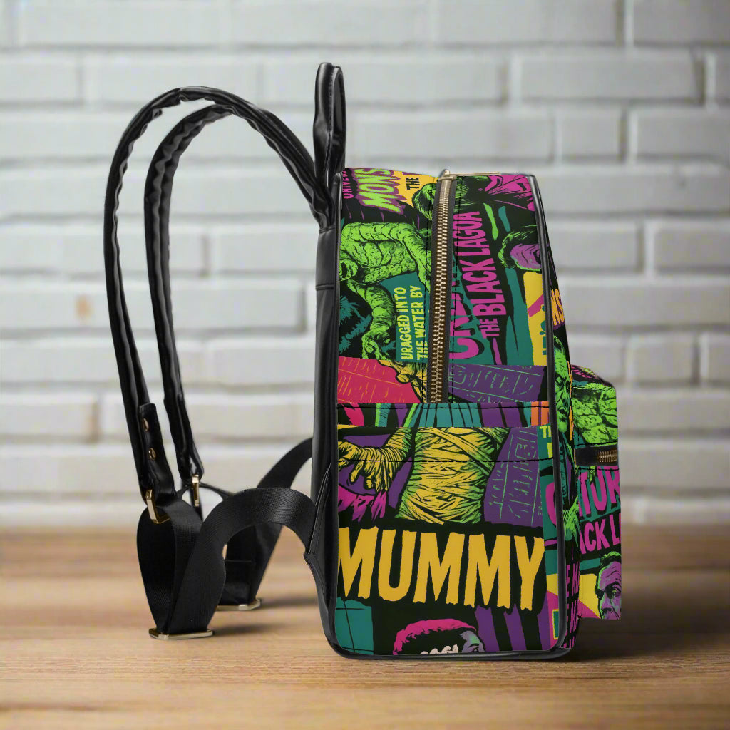 Universal Monsters | Vegan Leather Mini Backpack - Crafted  display picture 1