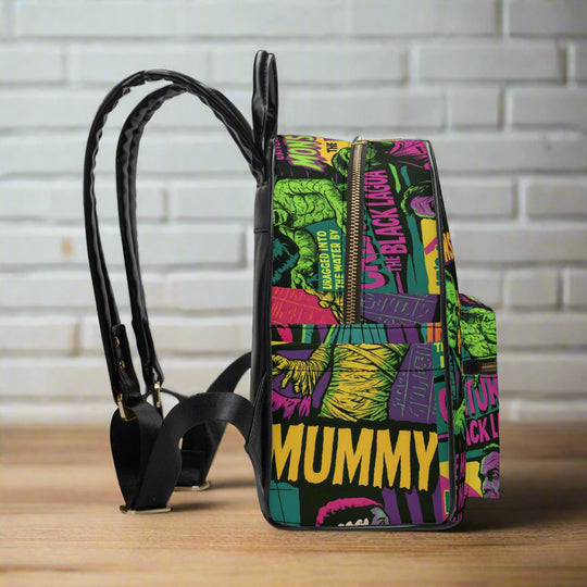 Universal Monsters | Vegan Leather Mini Backpack - Syntax & Alchemy
