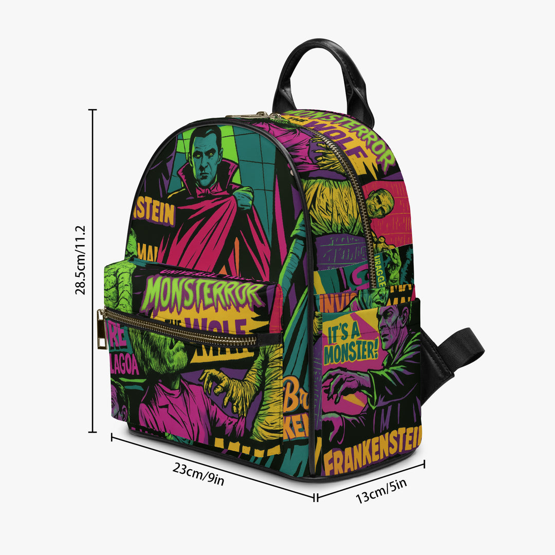Universal Monsters | Vegan Leather Mini Backpack - Syntax & Alchemy