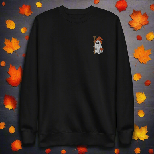 Ghost Witch | Soft-Wash Sweatshirt | Embroidered - Syntax & Alchemy