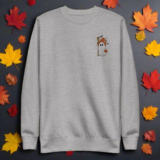 Ghost Witch | Soft-Wash Sweatshirt | Embroidered - Syntax & Alchemy