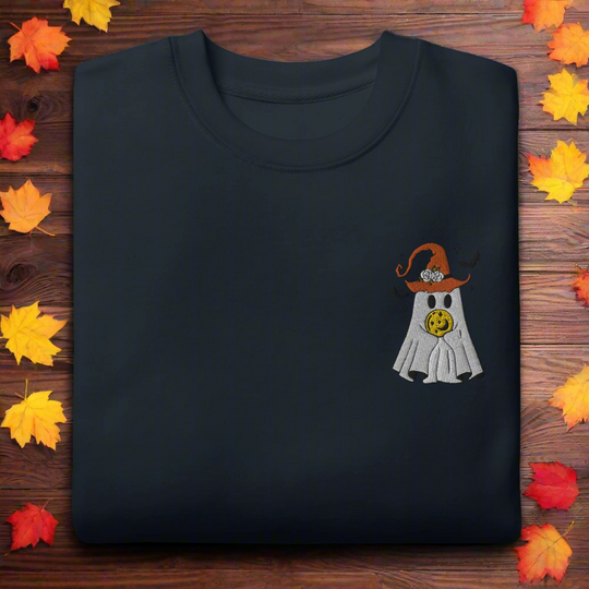Ghost Wizard | Soft-Wash Sweatshirt | Embroidered - Syntax & Alchemy