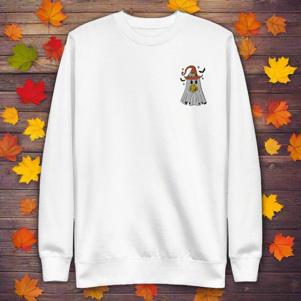 Ghost Wizard | Soft-Wash Sweatshirt | Embroidered - Syntax & Alchemy
