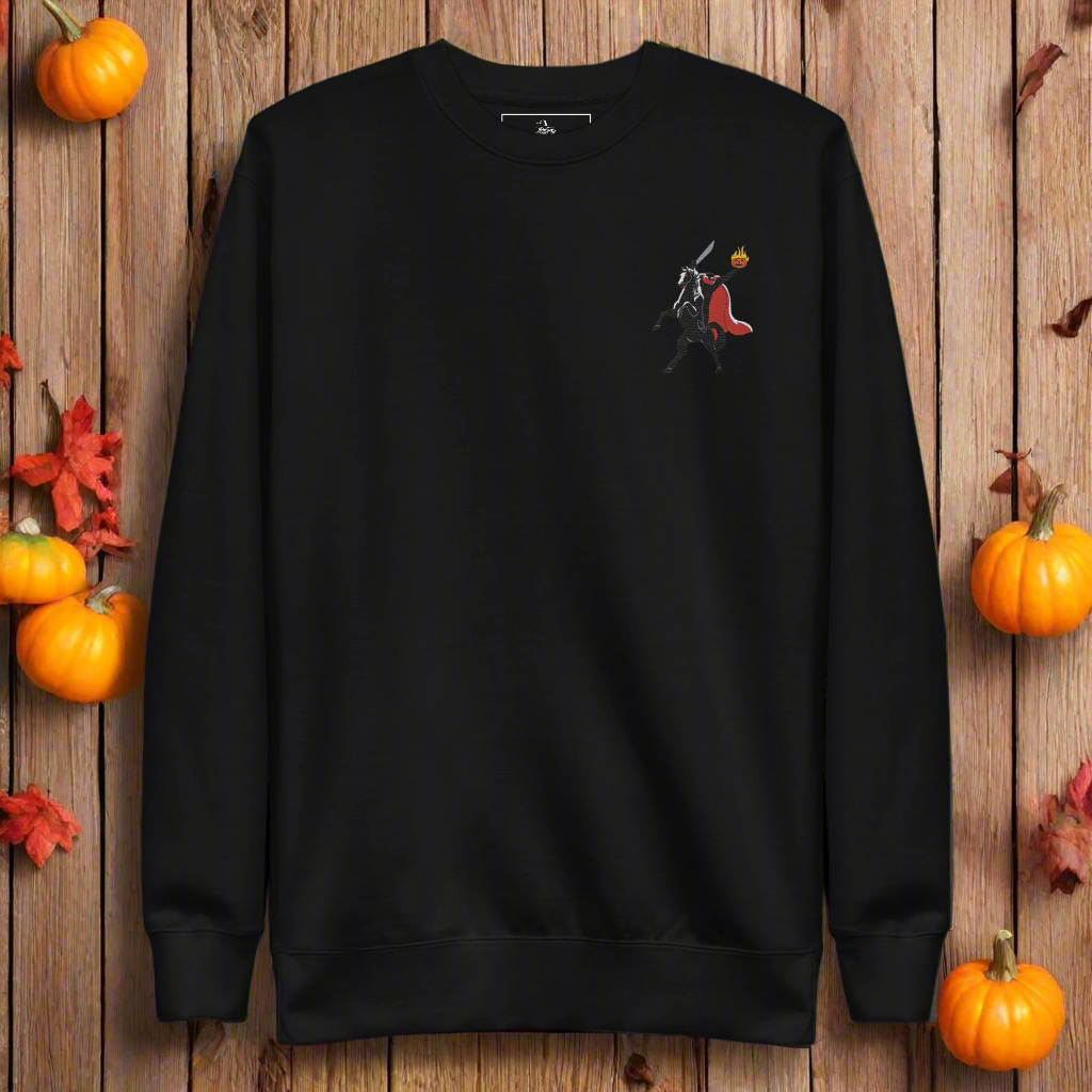 Headless Horseman | Soft-Wash Sweatshirt | Embroidered - Syntax & Alchemy