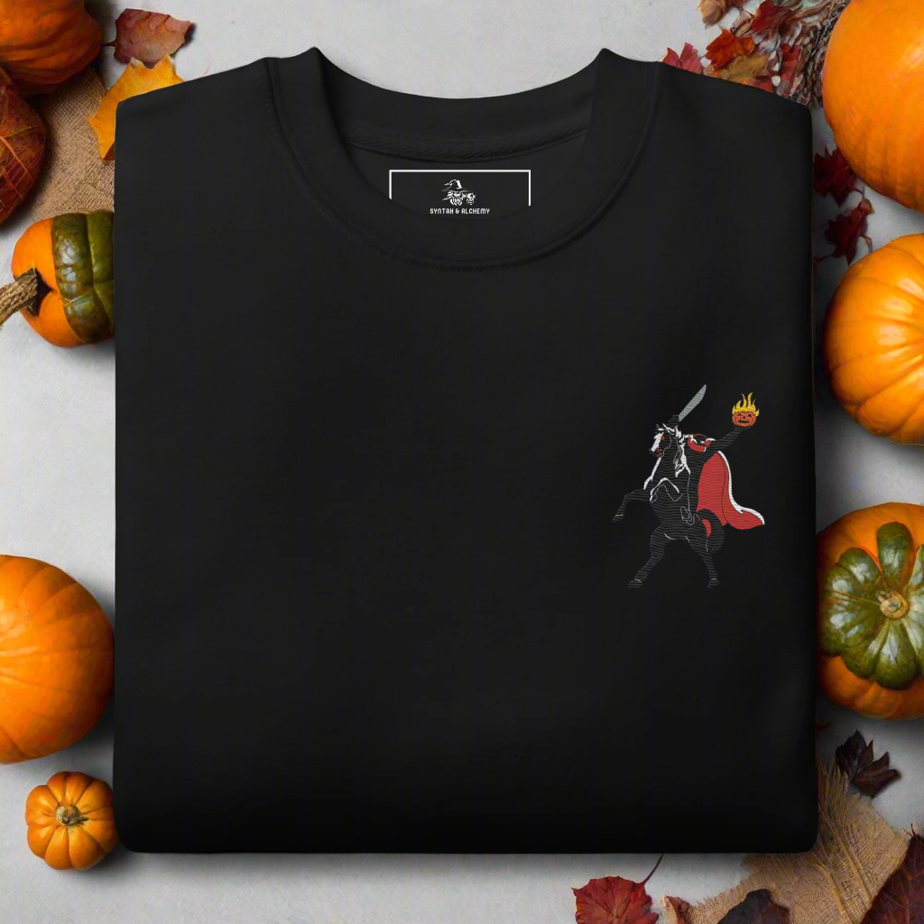 Headless Horseman | Soft-Wash Sweatshirt | Embroidered - Syntax & Alchemy