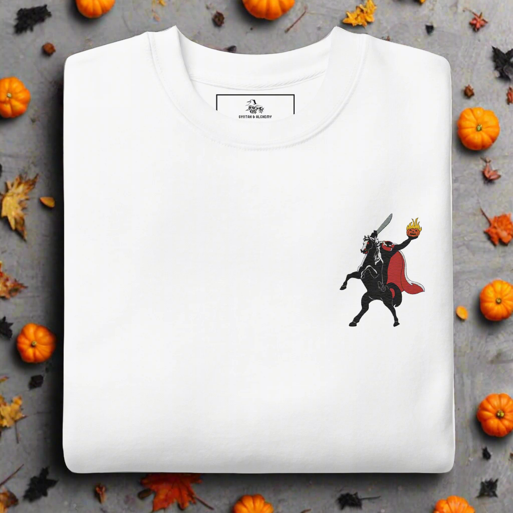Headless Horseman | Soft-Wash Sweatshirt | Embroidered - Syntax & Alchemy