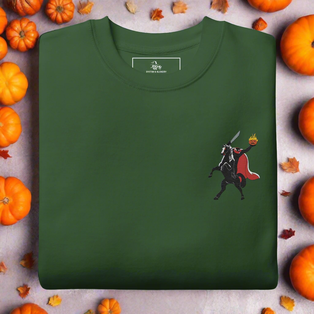 Headless Horseman | Soft-Wash Sweatshirt | Embroidered - Syntax & Alchemy