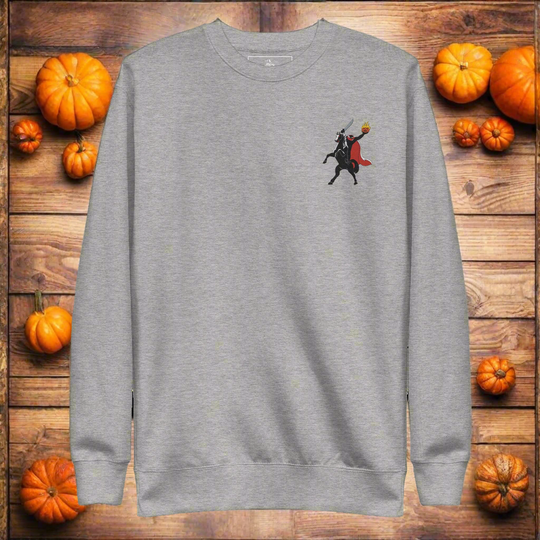 Headless Horseman | Soft-Wash Sweatshirt | Embroidered - Syntax & Alchemy