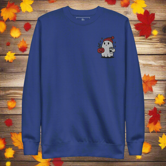 Ghost Hipster | Soft-Wash Sweatshirt | Embroidered - Syntax & Alchemy