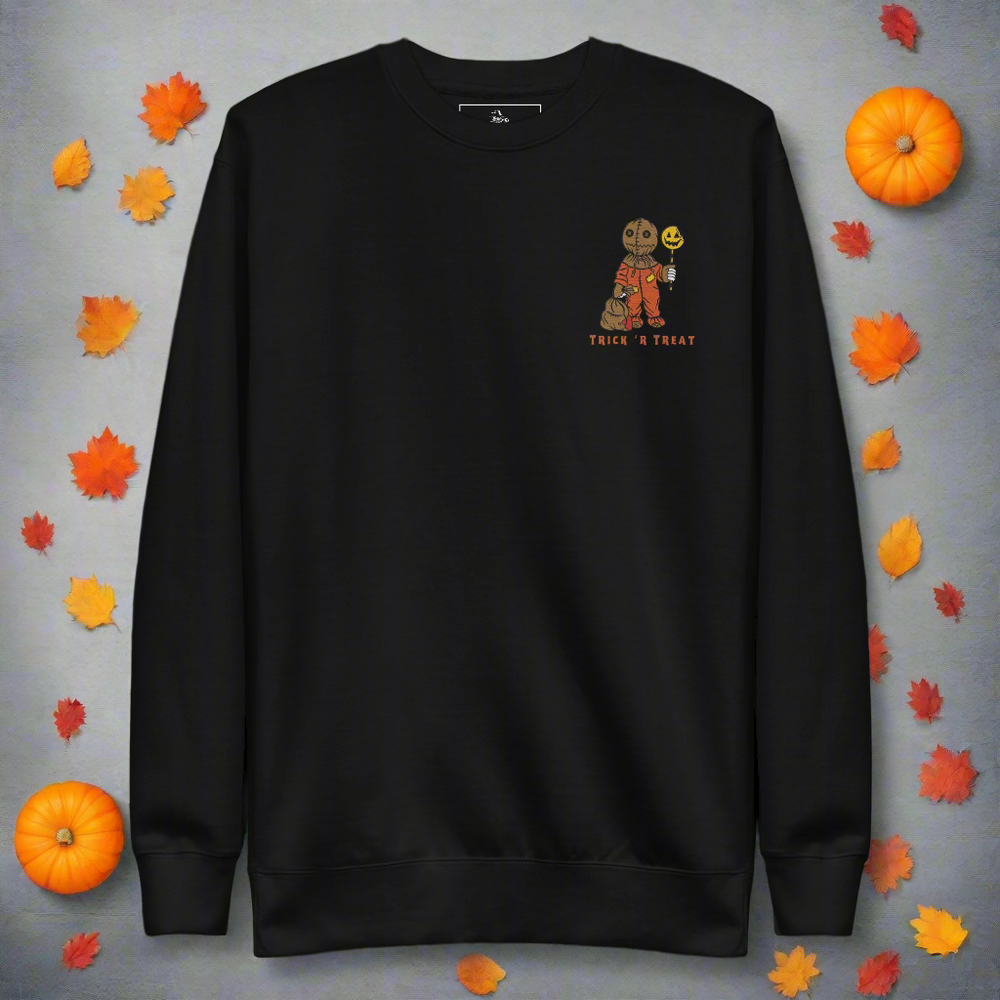 Samhain Trick 'r Treat | Soft-Wash Sweatshirt | Embroidered - Syntax & Alchemy