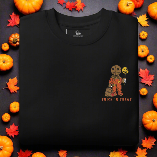 Samhain Trick 'r Treat | Soft-Wash Sweatshirt | Embroidered - Syntax & Alchemy