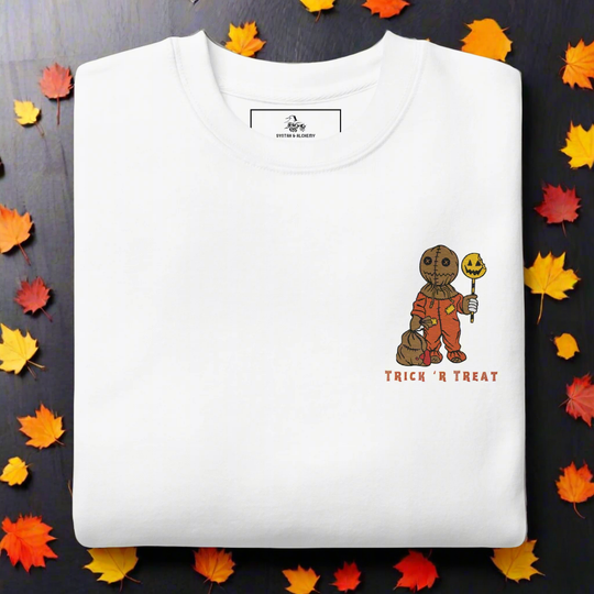 Samhain Trick 'r Treat | Soft-Wash Sweatshirt | Embroidered - Syntax & Alchemy