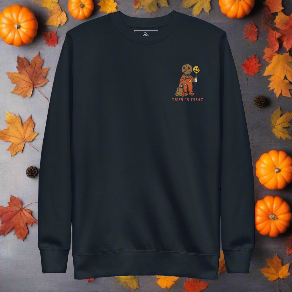 Samhain Trick 'r Treat | Soft-Wash Sweatshirt | Embroidered - Syntax & Alchemy