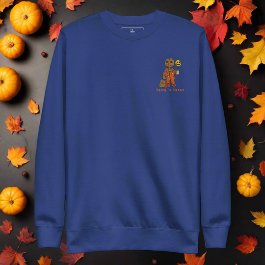 Samhain Trick 'r Treat | Soft-Wash Sweatshirt | Embroidered - Syntax & Alchemy
