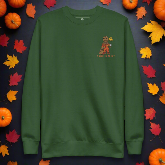 Samhain Trick 'r Treat | Soft-Wash Sweatshirt | Embroidered - Syntax & Alchemy