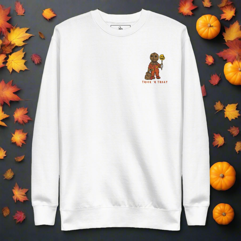 Samhain Trick 'r Treat | Soft-Wash Sweatshirt | Embroidered - Syntax & Alchemy