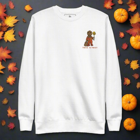Samhain Trick 'r Treat | Soft-Wash Sweatshirt | Embroidered - Syntax & Alchemy