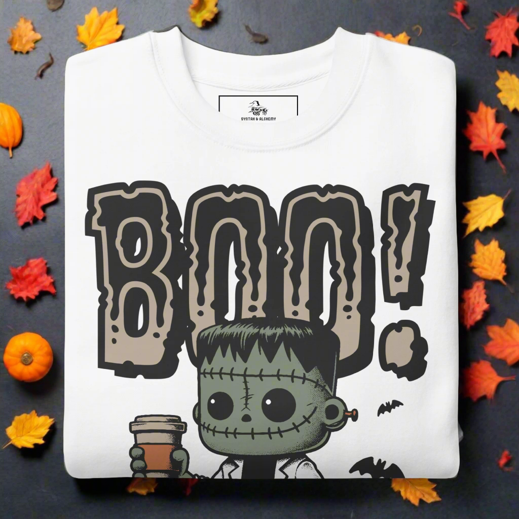 Frankenstein Boo | Soft-Wash Sweatshirt - Syntax & Alchemy