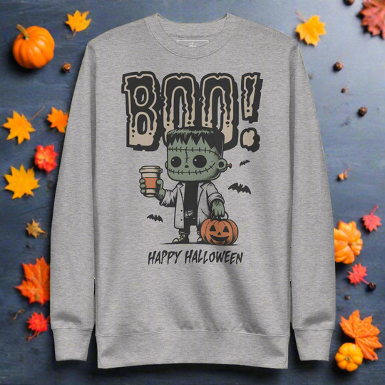 Frankenstein Boo | Soft-Wash Sweatshirt - Syntax & Alchemy