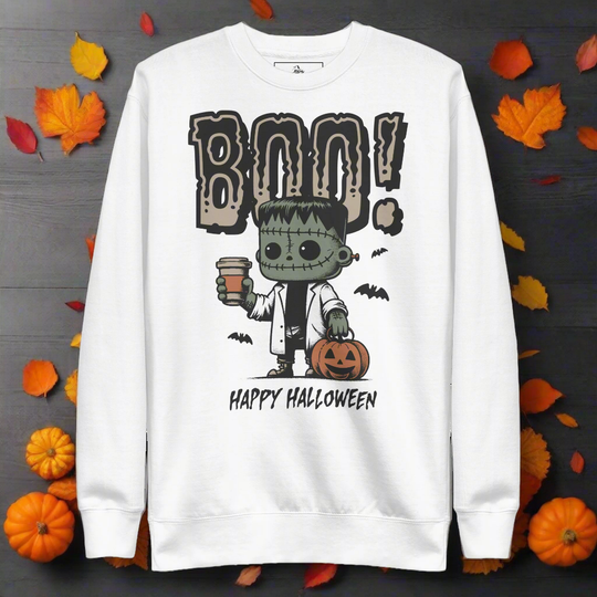 Frankenstein Boo | Soft-Wash Sweatshirt - Syntax & Alchemy