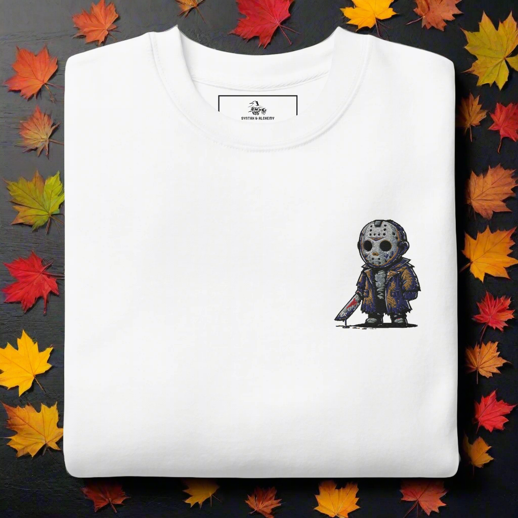 Jason Vorhees | Soft-Wash Sweatshirt | Embroidered - Syntax & Alchemy