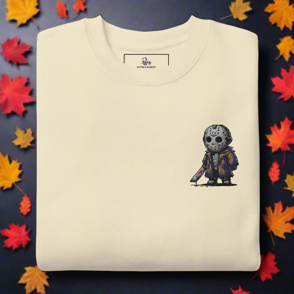 Jason Vorhees | Soft-Wash Sweatshirt | Embroidered - Syntax & Alchemy