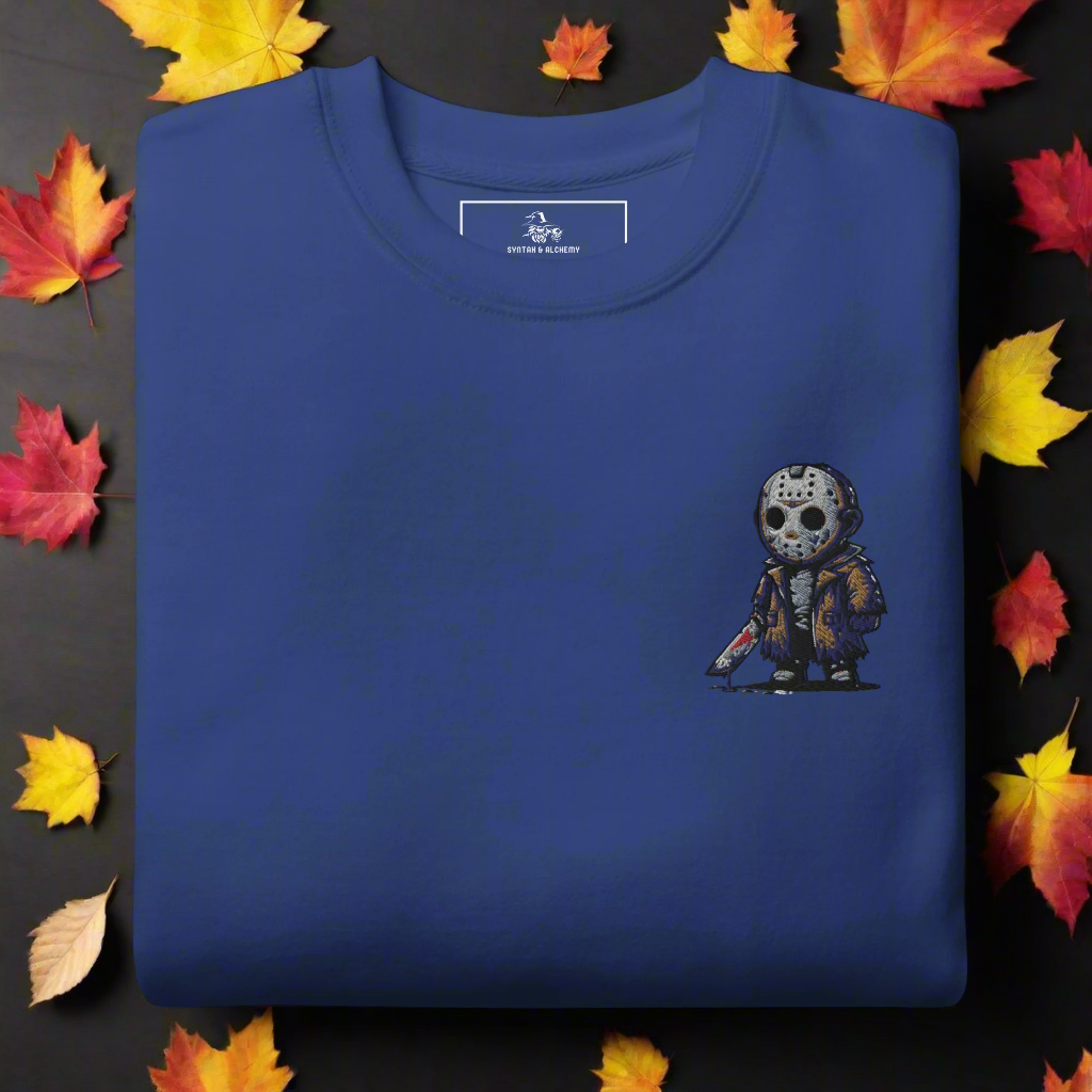 Jason Vorhees | Soft-Wash Sweatshirt | Embroidered - Syntax & Alchemy
