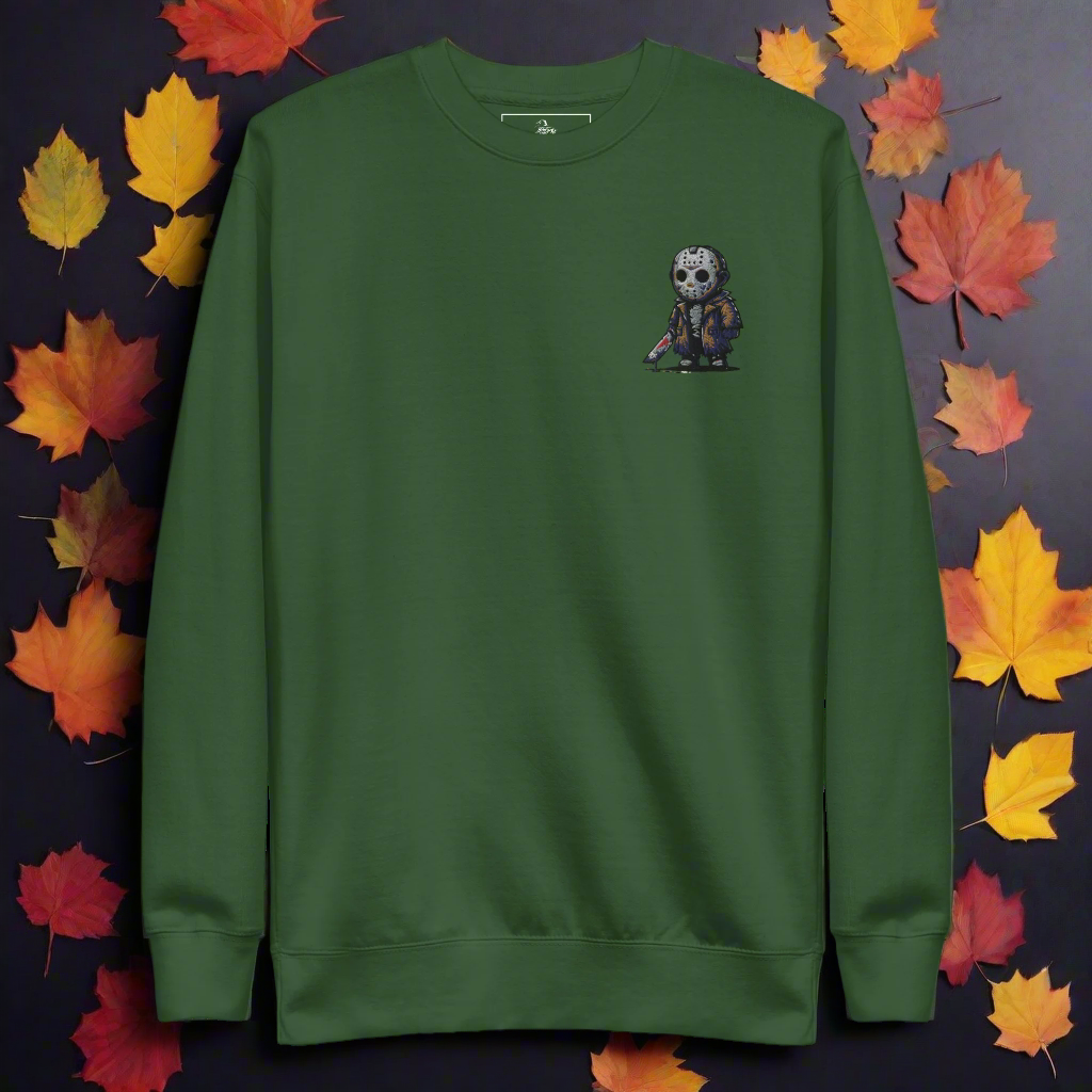 Jason Vorhees | Soft-Wash Sweatshirt | Embroidered - Syntax & Alchemy