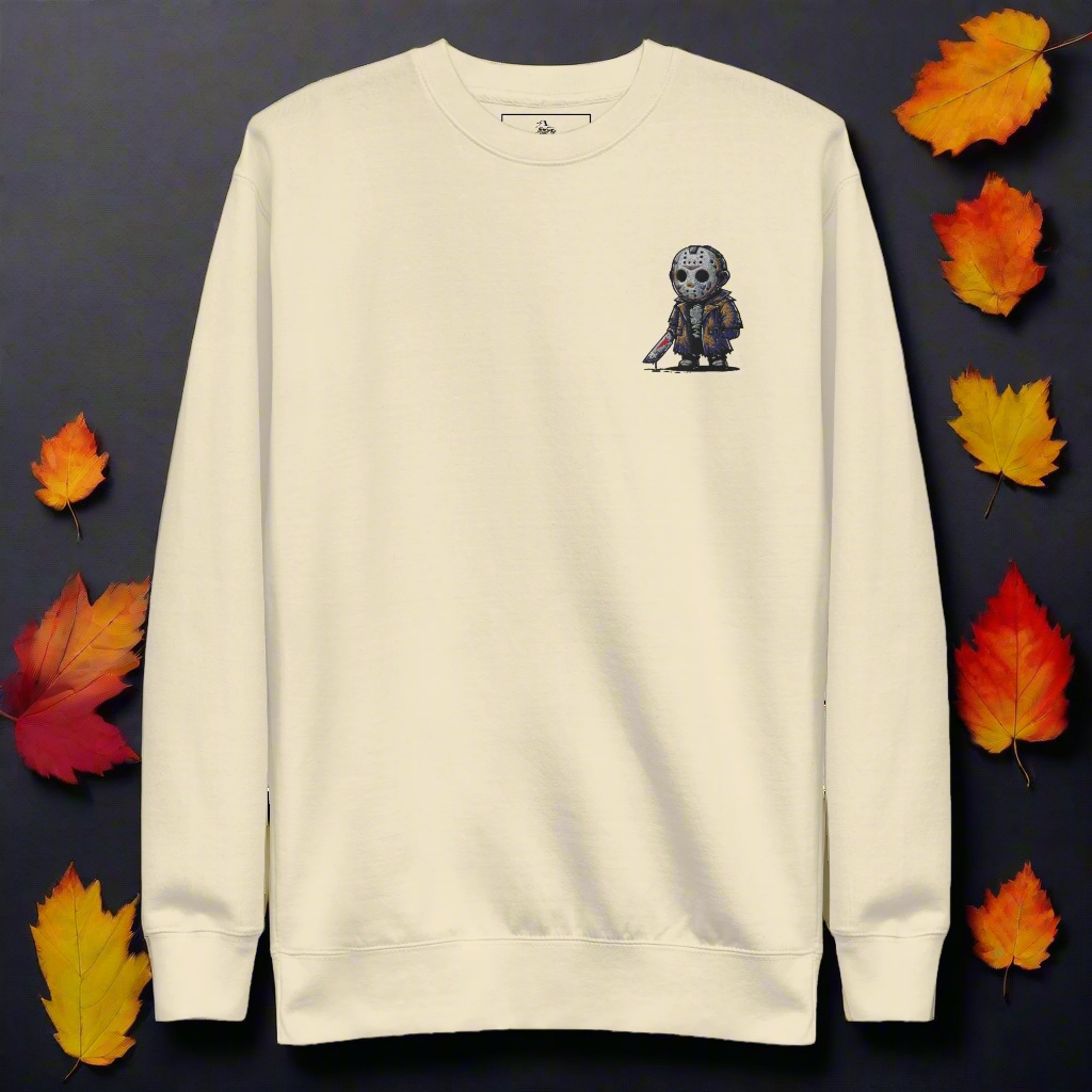 Jason Vorhees | Soft-Wash Sweatshirt | Embroidered - Syntax & Alchemy