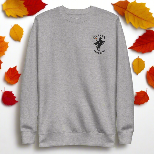 Sleepy Hollow Horseman | Soft-Wash Sweatshirt | Embroidered | Black Variant - Syntax & Alchemy