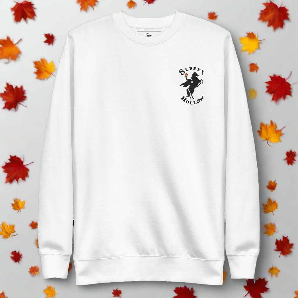 Sleepy Hollow Horseman | Soft-Wash Sweatshirt | Embroidered | Black Variant - Syntax & Alchemy
