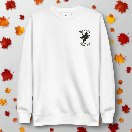 Sleepy Hollow Horseman | Soft-Wash Sweatshirt | Embroidered | Black Variant - Syntax & Alchemy
