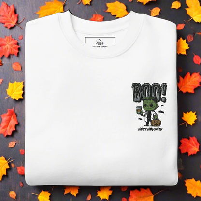Frankenstein Boo | Soft-Wash Sweatshirt | Embroidered - Syntax & Alchemy