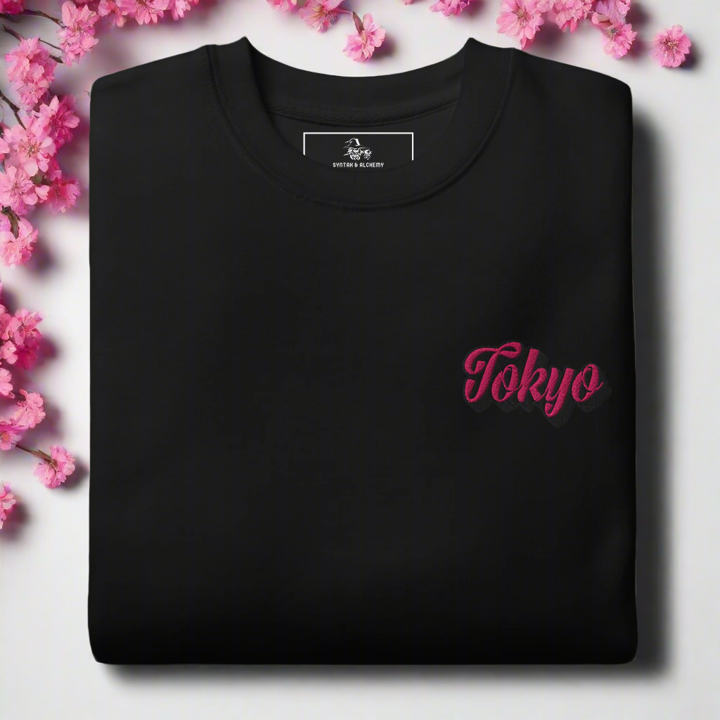 Tokyo | Unisex Soft-Wash Sweatshirt | Embroidered - Syntax & Alchemy