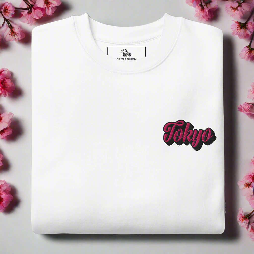 Tokyo | Unisex Soft-Wash Sweatshirt | Embroidered - Syntax & Alchemy