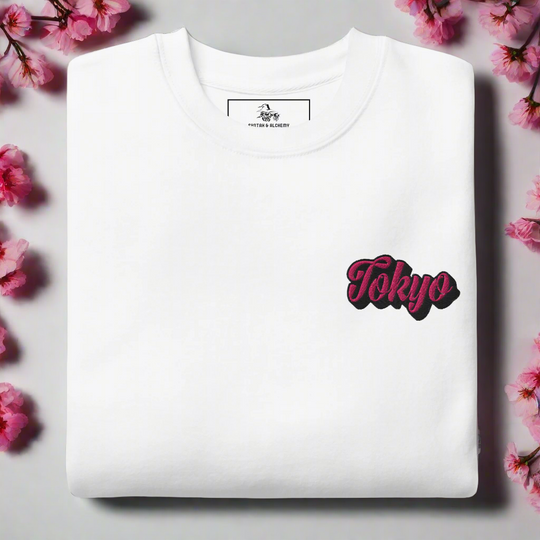 Tokyo | Unisex Soft-Wash Sweatshirt | Embroidered - Syntax & Alchemy