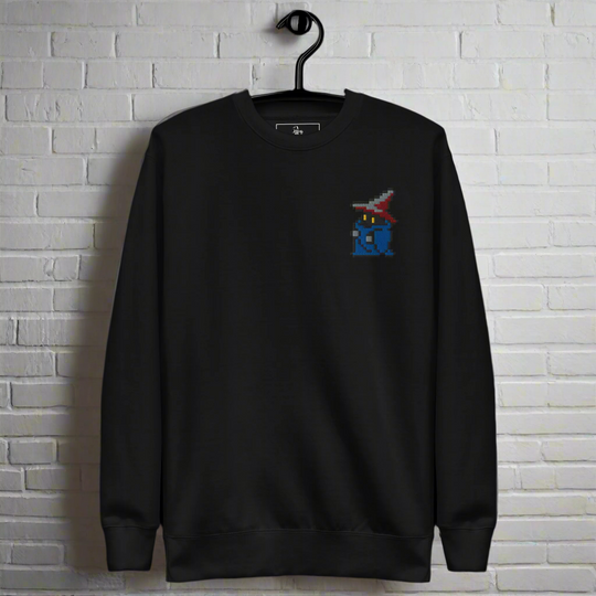 Black Mage | Unisex Soft-Wash Sweatshirt | Embroidered - Syntax & Alchemy
