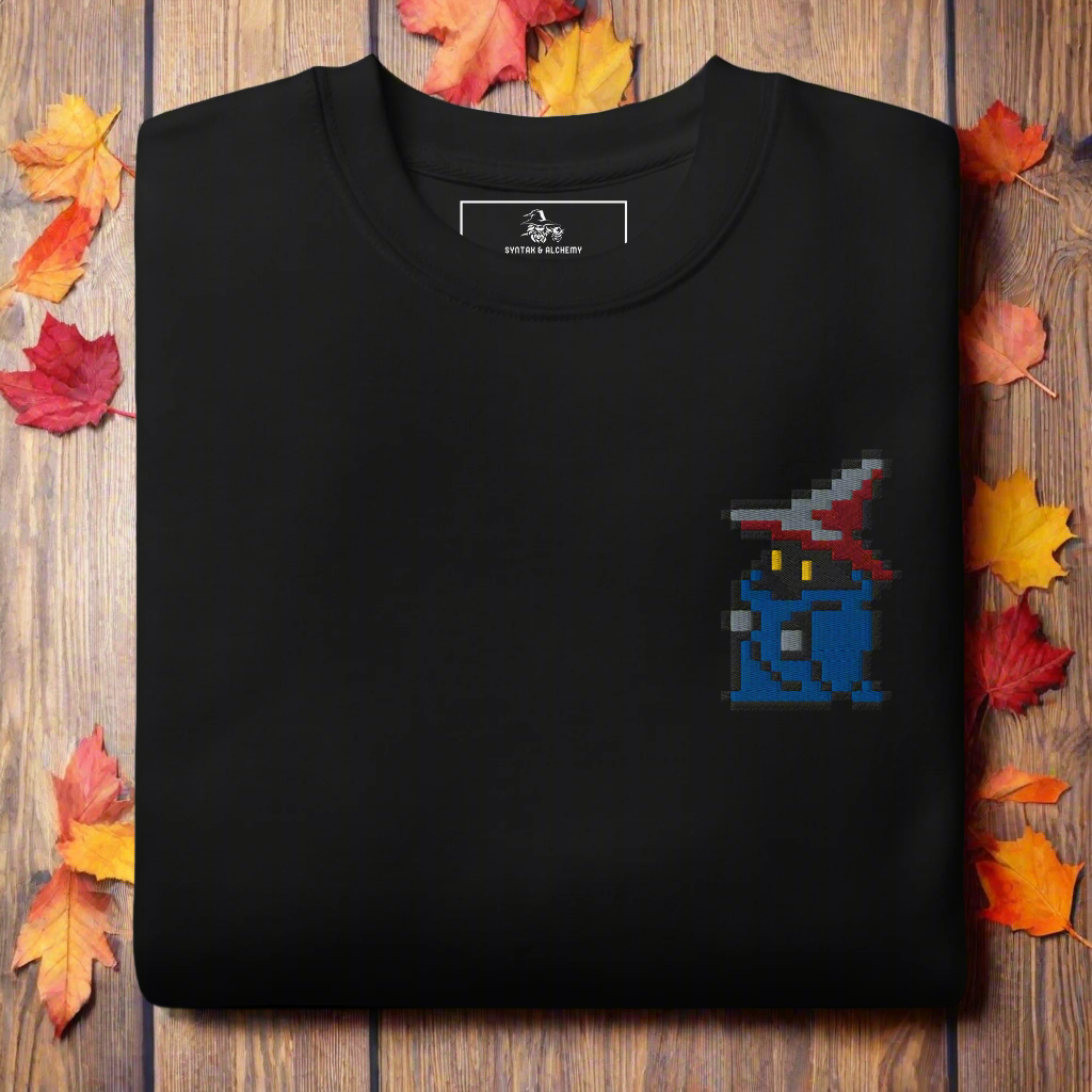 Black Mage | Unisex Soft-Wash Sweatshirt | Embroidered - Syntax & Alchemy